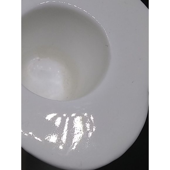 Vintage Sigma White Bone China Candle Holder Set of 1 - Picture 11 of 11